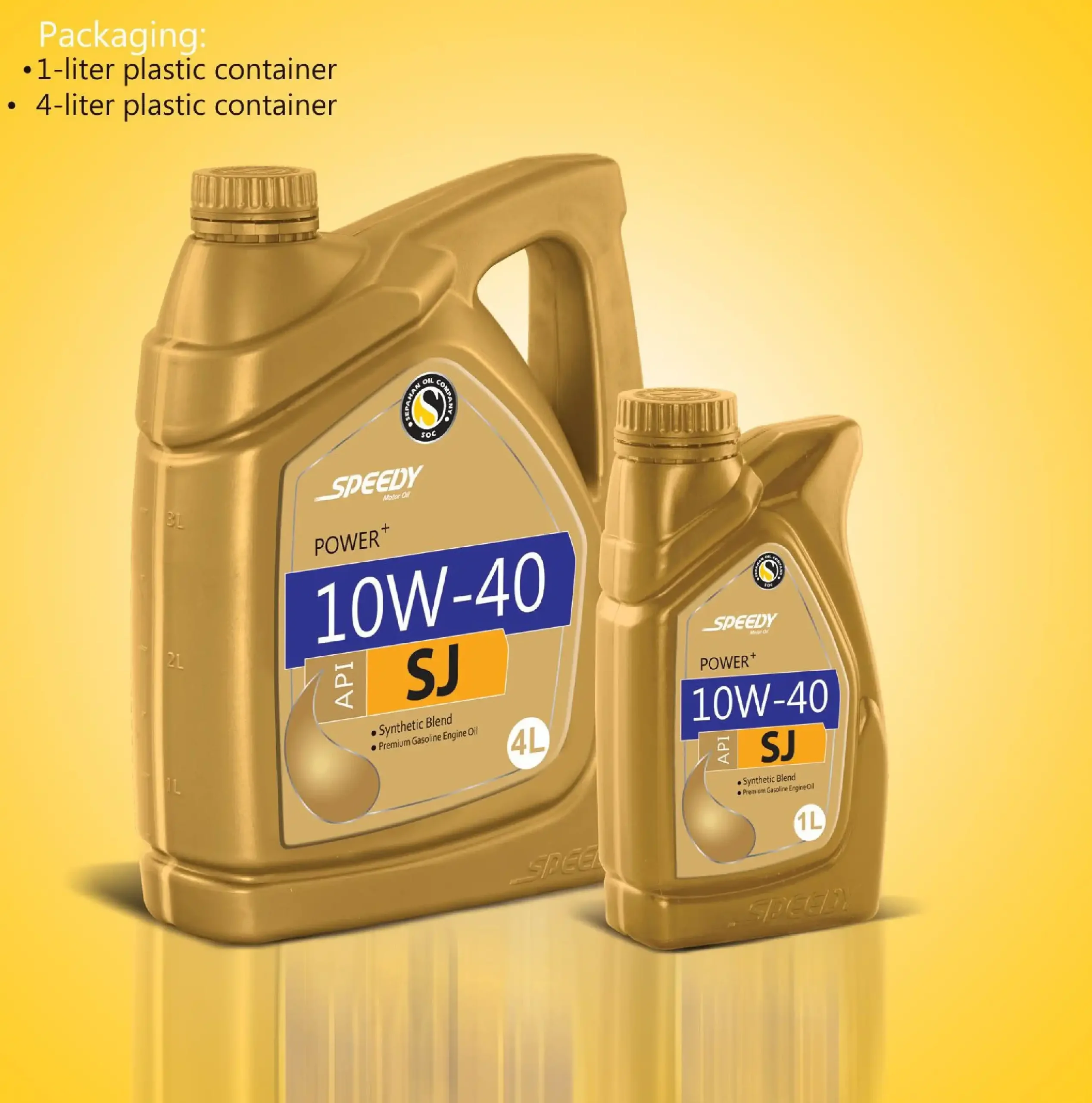 روغن موتور خودرو پاور اسپیدی مدل 10W-40 API SJ