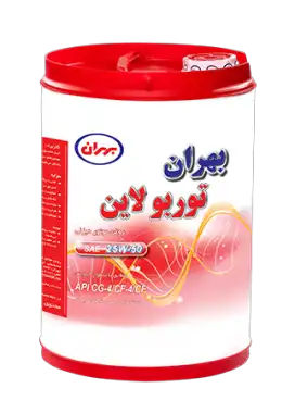 روغن موتور بهران توربو لاین 25W-50